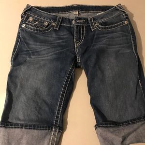 Women’s true religion mid knee shots